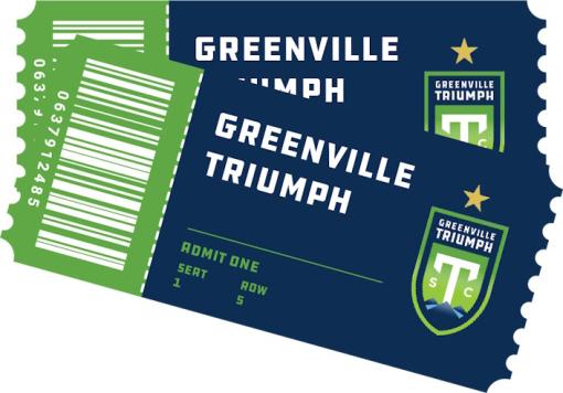 Greenville Triumph tickets