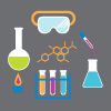 laboratory equipment icon