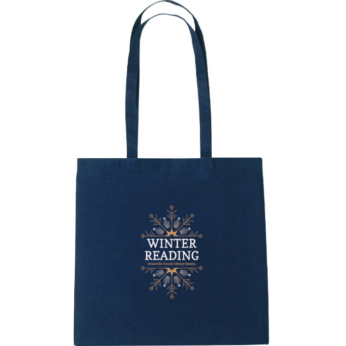 Winter Reading tote bag