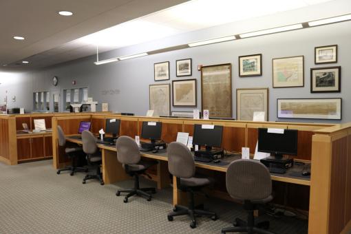 South Carolina Room genealogy and local history research computers