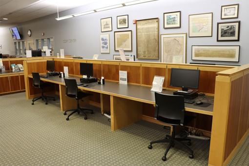 South Carolina Room genealogy and local history research computers