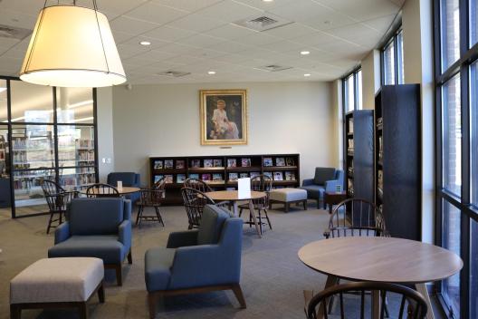Quiet room for reading and relaxing