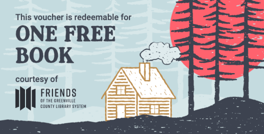 Voucher for a free book at any Friends Used Book Sale