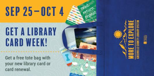 Get a Library Card Week!