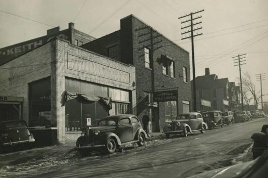 Main location, Brawley Garage Building, 1937.