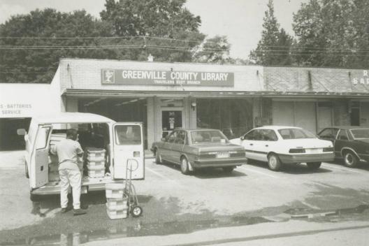 Travelers Rest branch, 315 Main St., 1980s.
