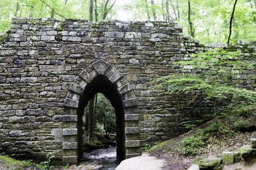 The Poinsett Bridge--oldest surviving bridge in South Carolina built in 1820