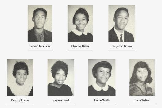 On July 29, 1960, a federal lawsuit was filed in response to the arrest of seven Sterling High students who had entered the library in March. This group became known as 'The Greenville 7'. (Images from the 1960 edition of the Sterling High School Yearbook “The Torch” courtesy of the Greenville Cultural Exchange Center)